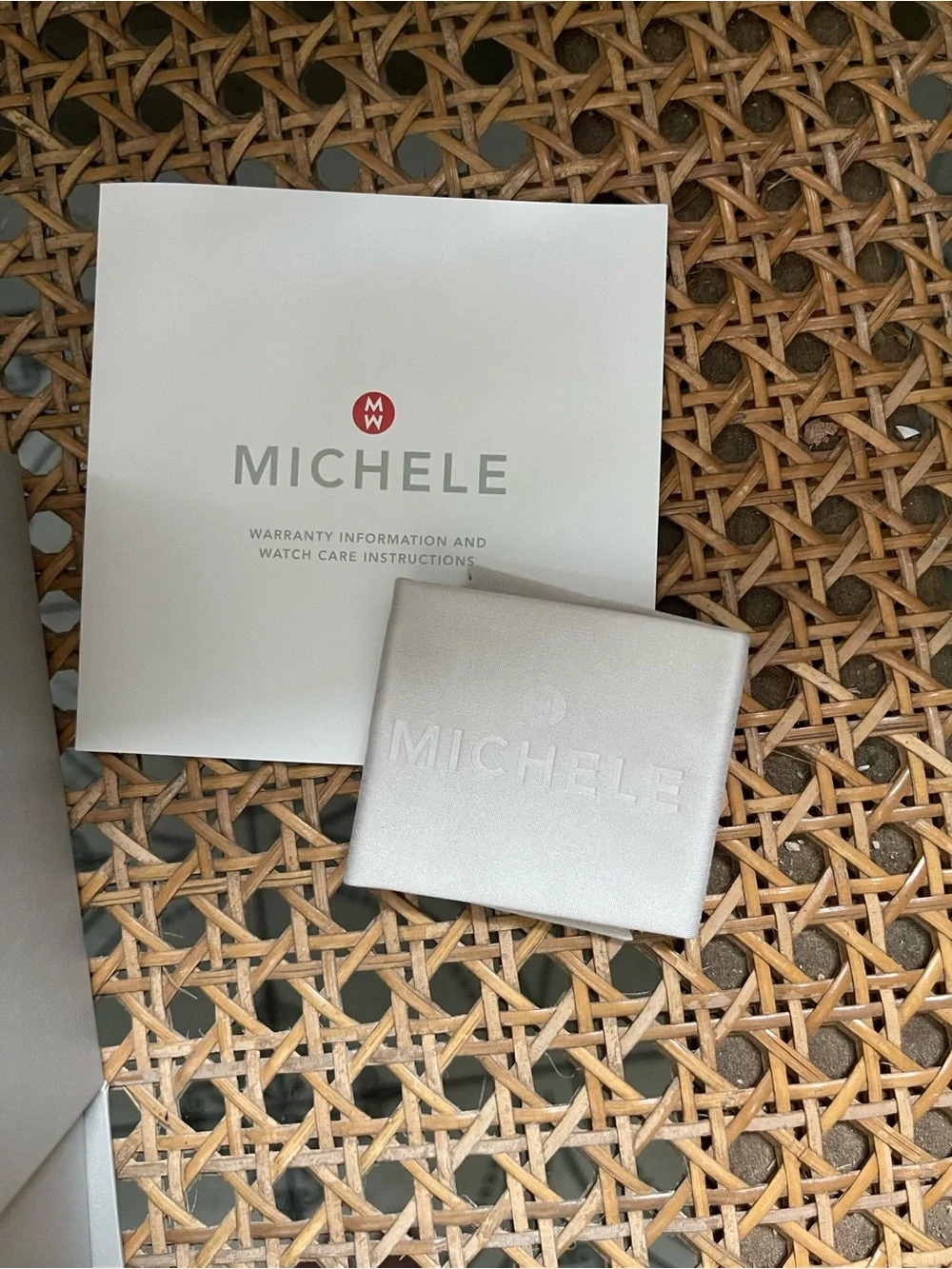 Michele Sidney Classic Stainless Steel Diamond  Women's Watch NEW